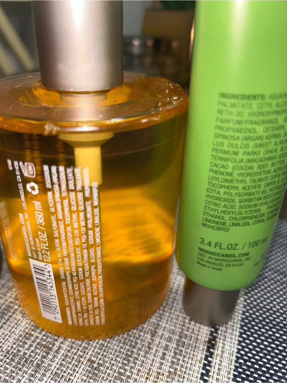 Moroccanoil Bergamote Fraîche Hand Care Trio body lotion, hand wash, hand cream